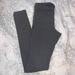 Charcoal gray mid rise leggings size small